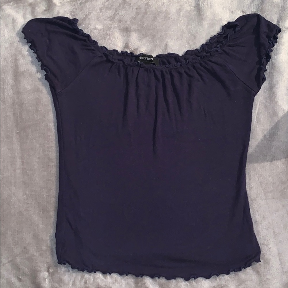 Cute royal blue top